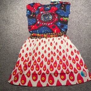 New Desigual Girls Cirque Du Soleil Girls Dress
